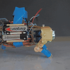 short-for-Cults.gif Descargar archivo STL gratis LAD Dog- Perro robótico- Robot cuadrúpedo- KIT COMPLETO・Modelo para la impresora 3D