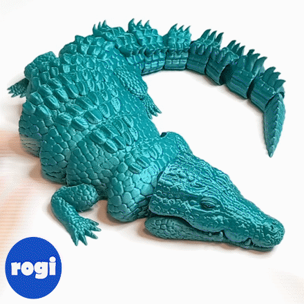 Sequence-02.gif STL file GIANT CROCODILE ARTICULATED・3D printing model to download, rogistudios