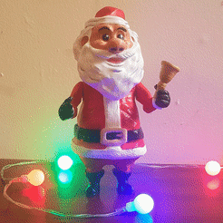 foto_santa.gif Datei 3D Gliederbarer Weihnachtsmann・Modell für 3D-Druck zum herunterladen