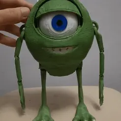 STL file Randall from Monsters Inc. Flexi Articulated and Posable 👹・3D  printer design to download・Cults