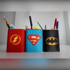 dc-cuadrado-luces-v2.gif DC superhero  pencil holders with light