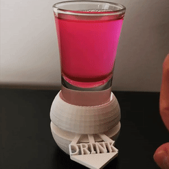 Drinking-game.gif Download file Shot spinner game • Model to 3D print, eAgent