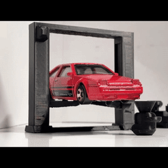 IMG_9205.gif STL file Hotwheels Mechanic Garage Equipments Diorama Set・3D printable model to download