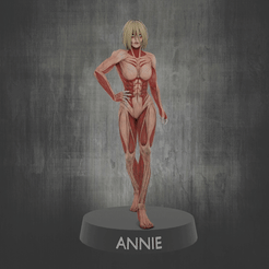 annie14.gif STL file Female titan from aot - attack on titan modeling・Model to download and 3D print, tuanmttl