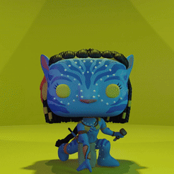 GIF.gif Archivo STL FUNKO POP AVATAR 2 Neytiri・Plan para descargar y imprimir en 3D