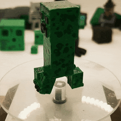 GIF-220412_154051.gif STL file Creeper minecraft Mob・3D printing model to download, Tio_L3da