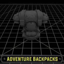 MODEL_RENDER_CULTS3d.630.gif Datei STL Marine Backpack - Safari Adventure・Design für 3D-Drucker zum herunterladen, hpbotha