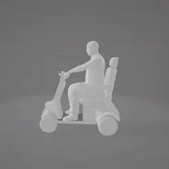 mobilityscooter.gif Archivo 3MF gratis Scooter de movilidad・Modelo imprimible en 3D para descargar