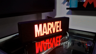Marvel Led Sign 3D model