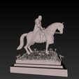 knight.gif 085 Dark Knight on Horse – 3D Printed Statue,  fantasy, art, sculpture, creature, magic, witch, skeleton, Halloween, knight, viking, dragon, cat, dog, monster, gothic, warrior, armor