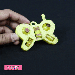 ezgif.com-gif-maker.gif STL file Mind Relax Fidget Toy Print in Place・3D printer design to download, 3Toy