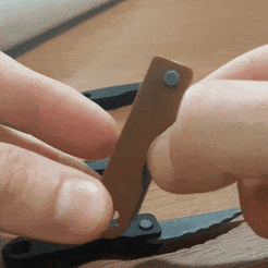 ezgif-4-12f03448c4.gif STL file Mini keychain knife・3D printable model to download