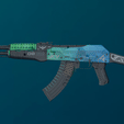 IceCoaled.gif CS:GO/CS2 47 Ice Coaled Skin Model