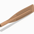 paddle_v12_gif.gif A real paddle blade for a rowing boat for 3d print cnc