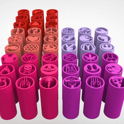 Webp.net-gifmaker (12).gif STL file 45 WEED FILTERS TIPS VOL.1-5・3D printer design to download