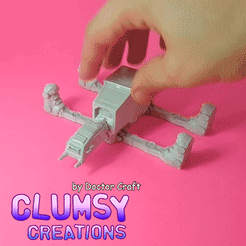 1_L.gif Free STL file CLUMSY AT-AT Flexi・3D printer design to download, Doctor_Craft