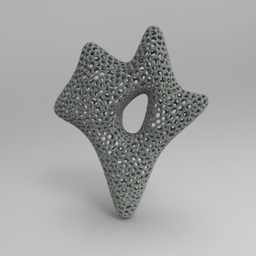 voronoi sculpture 10 3D model