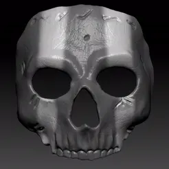 mascara-ghost2.gif Fichier 3D Masque fantôme pour cosplay Ghost Call of Duty : Modern Warfare II Warzone 2・Design pour imprimante 3D à télécharger