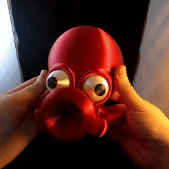 OctoBankWorking_Twitter2.gif 3D file kawaii octopus bank・3D print object to download
