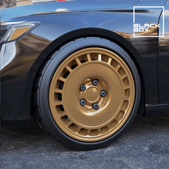 0.gif Fichier 3D Rally style Ensemble de roues avec deux types de pneus・Idée pour impression 3D à télécharger, BlackBox