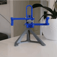 20200418_132916.gif STL file Mechanical universal telephone holder - Mechanical universal telephone holder・3D printing idea to download, Stendy