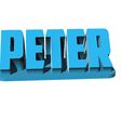 Peter.gif PETER NAME DESK PLATE
