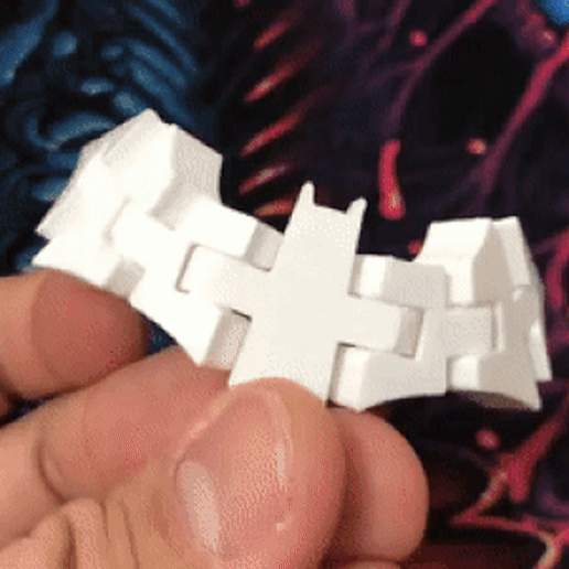 Batman Batarang flexi - articulated 3D model