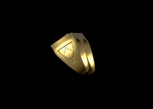 F@#& OFF DOUBLE RING - 3D model önizlemesi