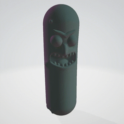 gifrick.gif OBJ file Rick Pickle ready to print・3D printing design to download
