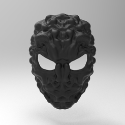 untitledyi.1118.gif STL file mask mask voronoi cosplay・Model to download and 3D print, nikosanchez8898