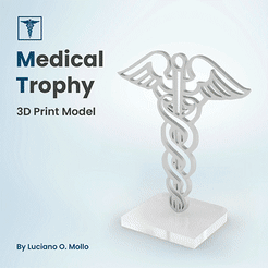 DocTP_Trailer.gif STL file Medical Trophy・3D printable model to download, LucianoMollo3D