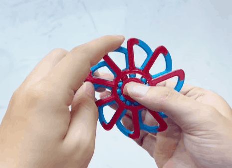 👌 3D Printed Fidget Spinner Dart(Pinwheel)・ 3MF File for 3D printing・Cults