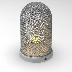 untitled.1958.gif Archivo STL lampara voronoi lamp generic parametric・Objeto para impresora 3D para descargar