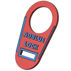 AdBlue-Lock.gif STL file AdBlue Protector - CITROEN RELAY, PEUGEOT BOXER, FIAT DUCATO・3D print design to download, BaRoN30s