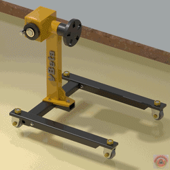 _Cavalletto.gif STL file SUPPORT STAND FOR ENGINES・3D printable design to download