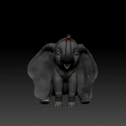 ZBrush-Movie.gif Файл STL Dumbo・Модель 3D-принтера для загрузки