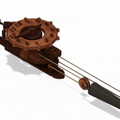 ezgif.com-gif-maker (3).gif 3D file 3d wall clock model,animated ,Exact copy of a Swiss old wooden wall clock・3D printing model to download, ilankaplan84