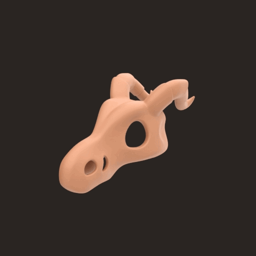 Dragon Skull - 3D model önizlemesi