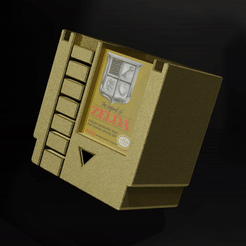 ezgif-2-44c0f5d085.gif Archivo STL Tapa del cartucho de NES・Diseño de impresión en 3D para descargar, mojamtz