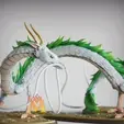 Haku-The-White-Dragon.gif Haku The White Dragon-Spirited Away-ハク-studio Ghibli-FANART FIGURINE