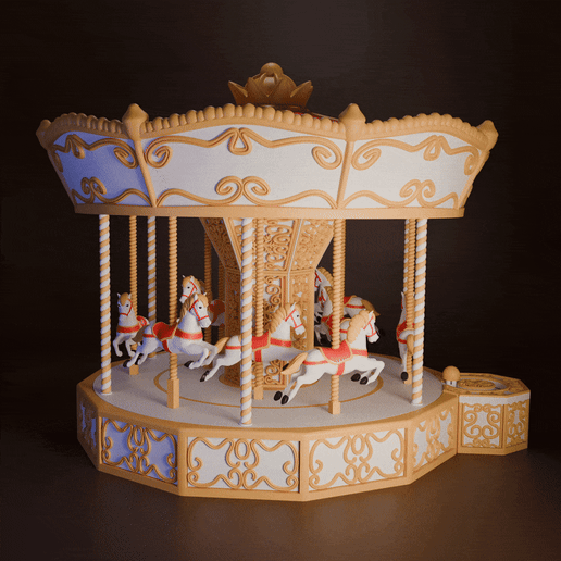 🎄 Christmas Carousel・ 3D File for 3D printing・Cults