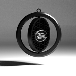 ford-flexi.gif STL file FLEXI Ford KEYCHAIN・3D printer model to download