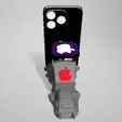 AT-AT.gif 2 em 1 Suporte Iphone e Apple Watch Charger AT-AT Star Wars