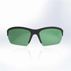 1234.gif STL file GLASSES | SPECTACLES | OPTICAL LENS FRAME | DELTA019 | SUN GLASSES・Template to download and 3D print