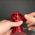 fire_hydrant_opening.gif STL file Fire Hydrant Stash Container・3D print design to download