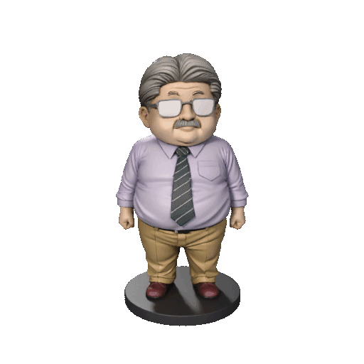 🏀 Mitsuyoshi Anzai – Slam Dunk Chibi Basketball Coach Figure (Fan Art ...