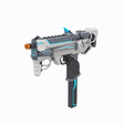 720x720_GIF.gif Sombra Cannon Cyberspace Skin - Overwatch - Printable 3d model - STL files