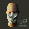 depredador 7.gif Fichier STL masque de prédateur. couvre les bouches・Plan à imprimer en 3D à télécharger