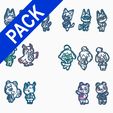 GIF.gif PACK 15 COOKIE CUTTER / ANIMAL CROSSING