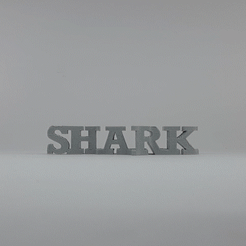ezgif.com-gif-maker-3.gif STL file Text Flip - Shark・3D print design to download, master__printer